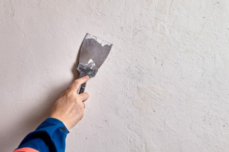 papel de parede em parede sem pintura 