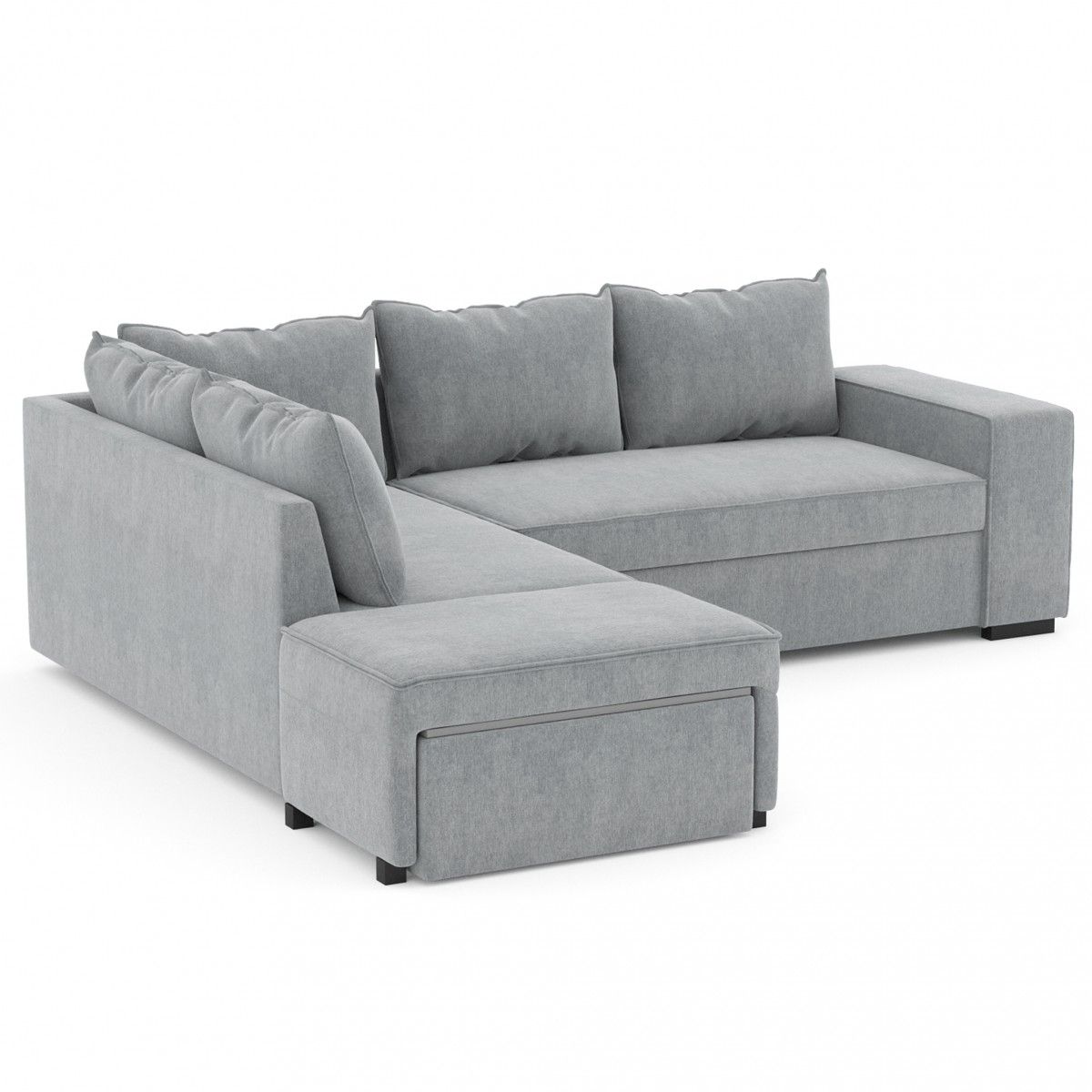 Sofá de Canto com Cama Dallas Moviflor